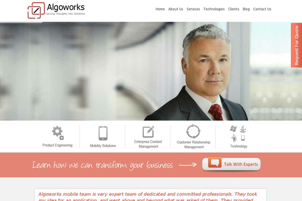 algoworks WordPress theme, websites list used algoworks theme algoworks theme websites examples