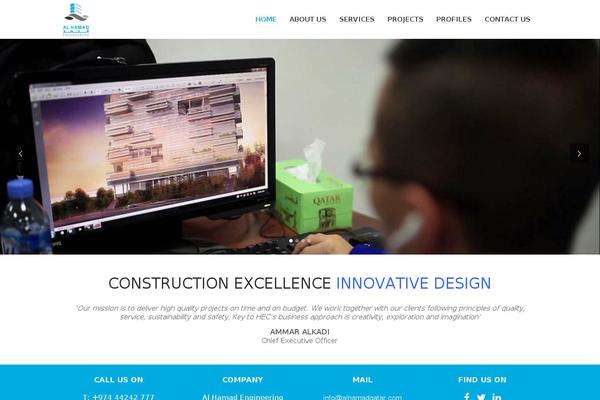 VG theme site design template sample