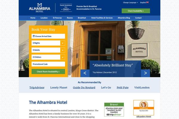 alhambrahotel.com site used Imdms-blank-wp