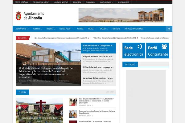 NovoMag theme site design template sample