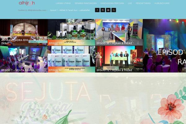 Silk Blog theme site design template sample