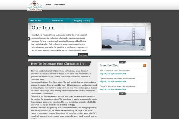 eBusiness theme site design template sample