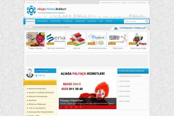Yrehber theme site design template sample