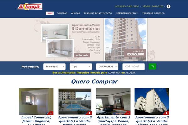aliancaimoveis.net site used Alianca-vanessa