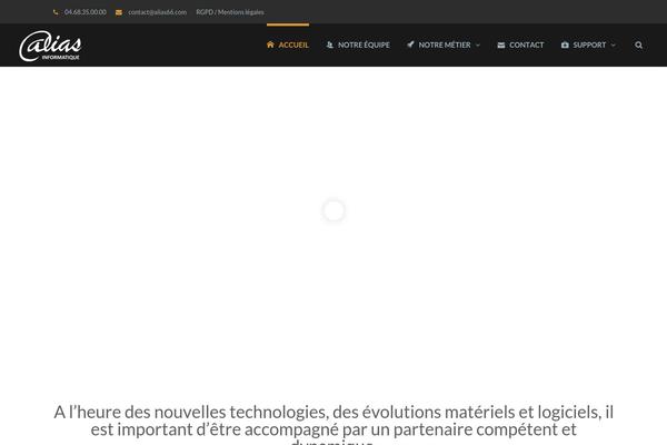 TheFox theme site design template sample