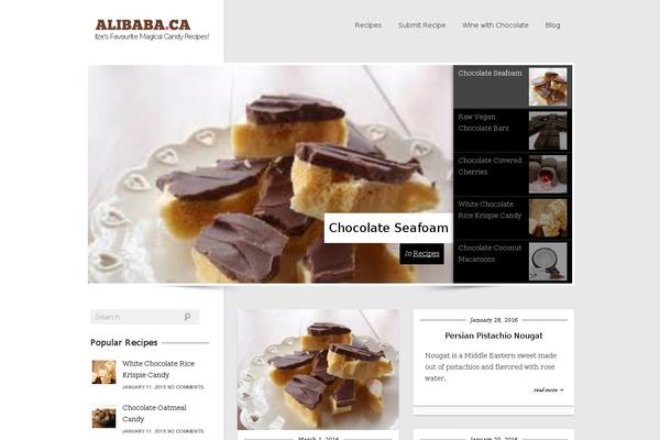 CookingPress theme site design template sample