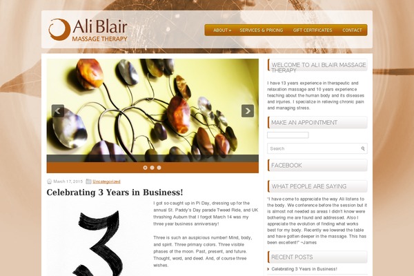 Healthstyle theme site design template sample
