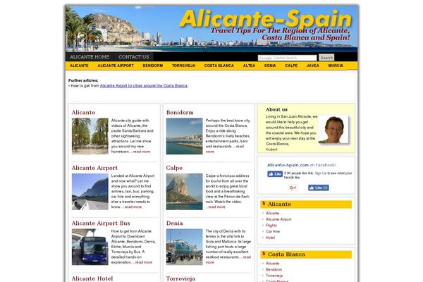 alicante-spain.com site used Dynamik Gen
