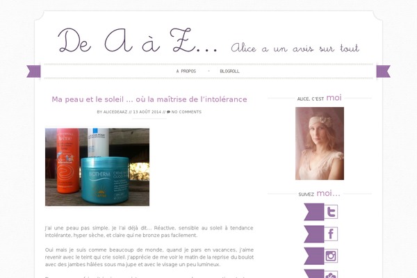 Sugar and Spice theme site design template sample