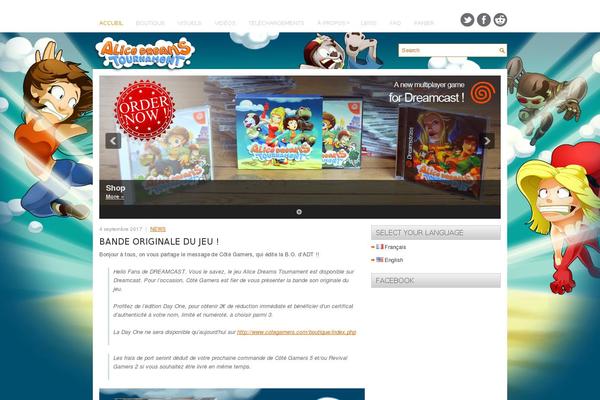 Gamefusion theme site design template sample