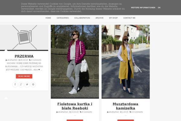 Aysel theme site design template sample