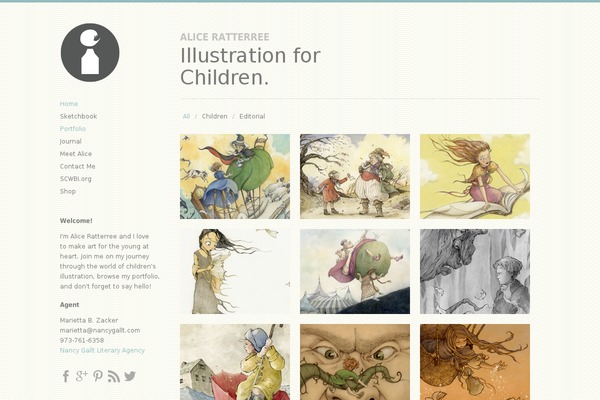 Infinity theme site design template sample