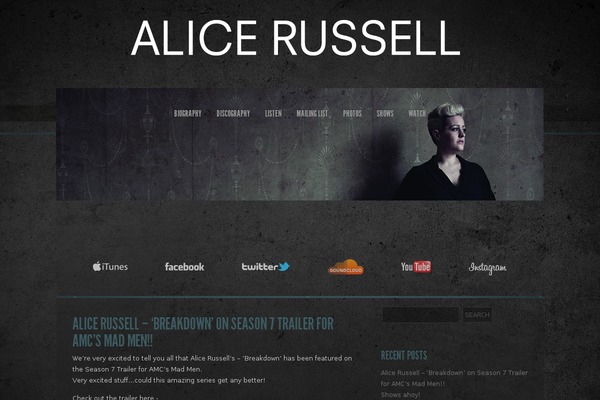 Dark-n-gritty theme site design template sample