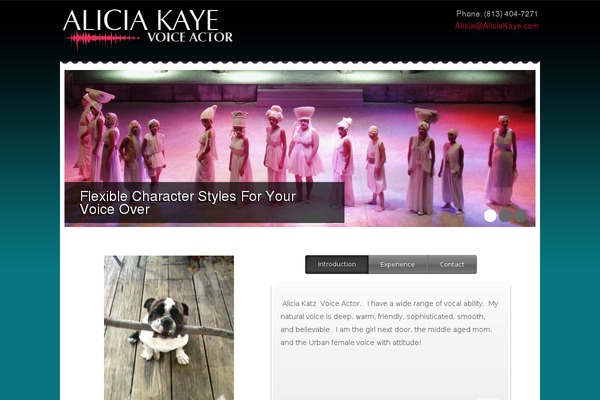 aliciakaye.com site used Alicia