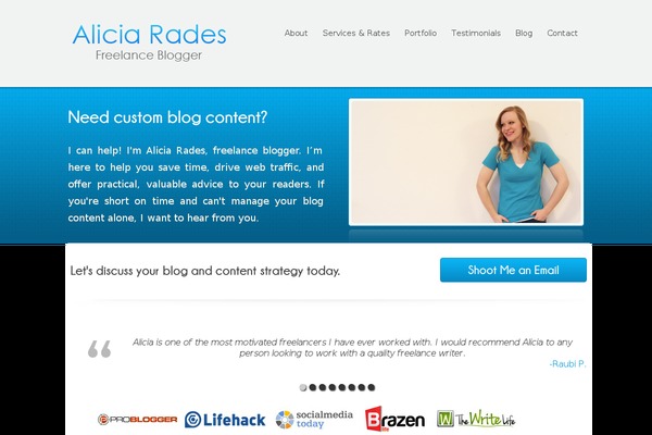 Graceful theme site design template sample