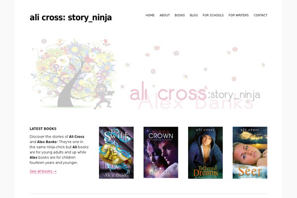 Ot-author theme site design template sample