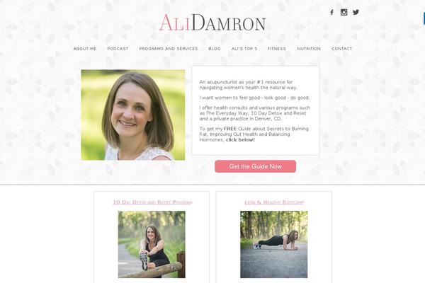 Headway theme site design template sample
