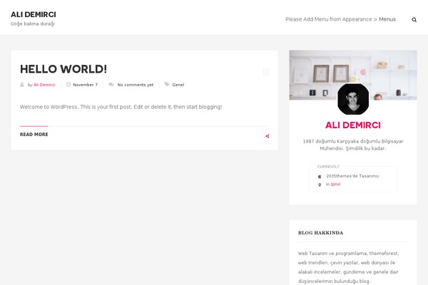 Airtifact theme site design template sample