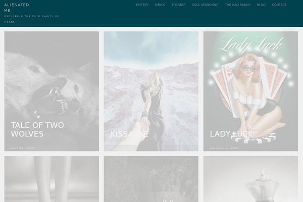 The-writer theme site design template sample