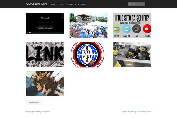 Mixfolio theme site design template sample