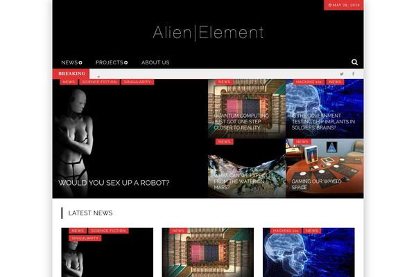 Newscode theme site design template sample