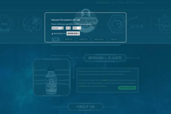 Site using Age Verify plugin
