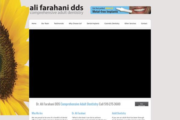 alifarahanidds.ca site used Wp-alphapack
