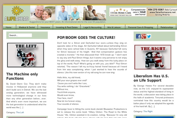 Magazine Flow theme site design template sample