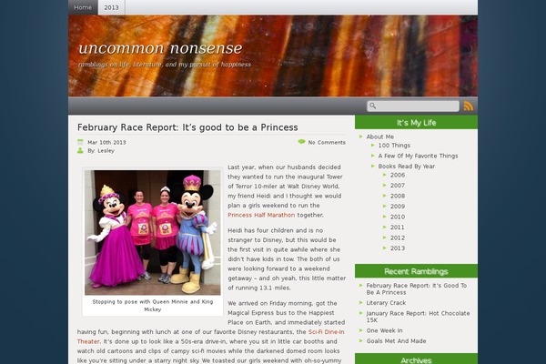 iCandy theme site design template sample
