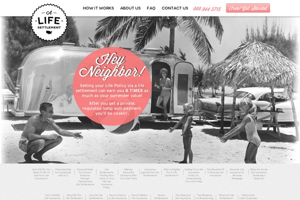 alifesettlement.com site used Alifesettlement