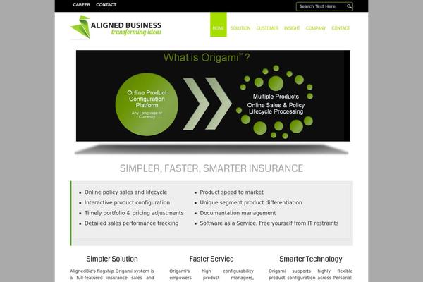 Small Business theme site design template sample
