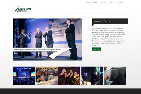 Aware theme site design template sample