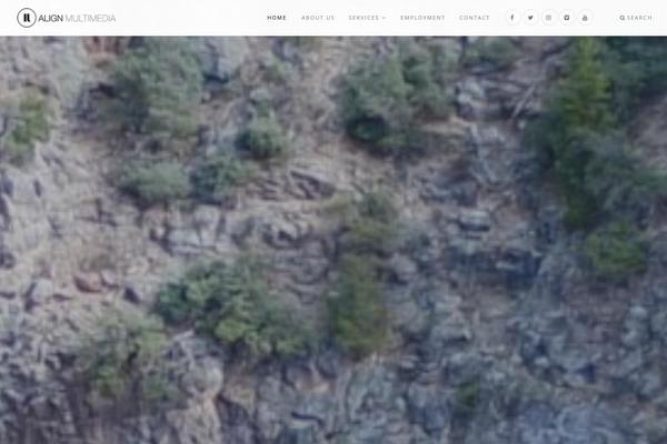 Rhythm theme site design template sample