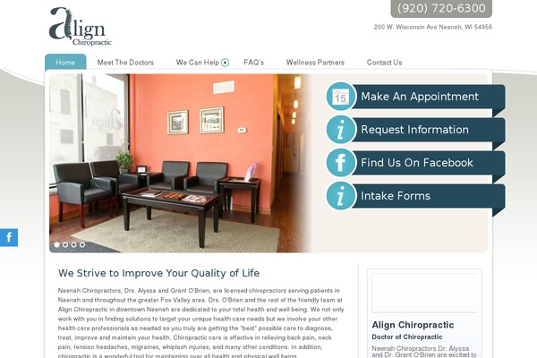alignneenah.com site used Ellen-mae