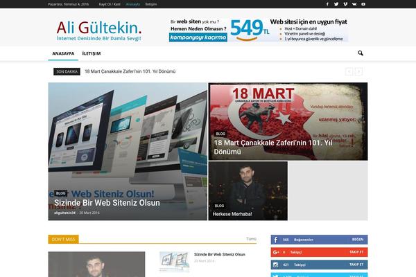 VideoTube theme site design template sample