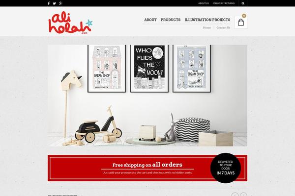 The Retailer theme site design template sample