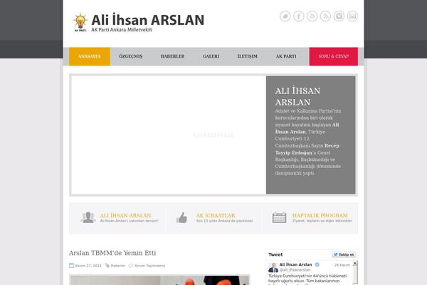 Politics theme site design template sample