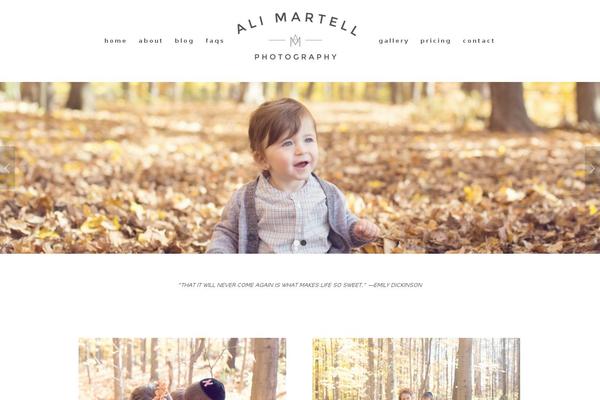 Tripod theme site design template sample