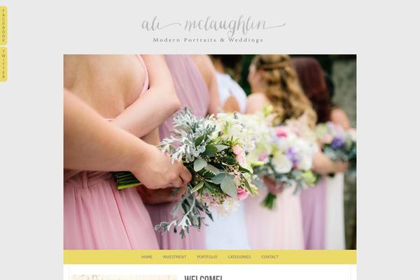 Prophoto4 theme site design template sample