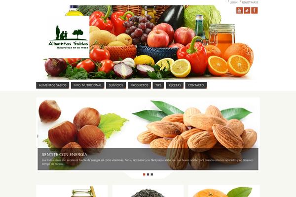 Parabola theme site design template sample