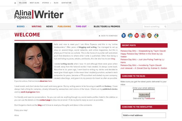 VisualBlogger theme site design template sample