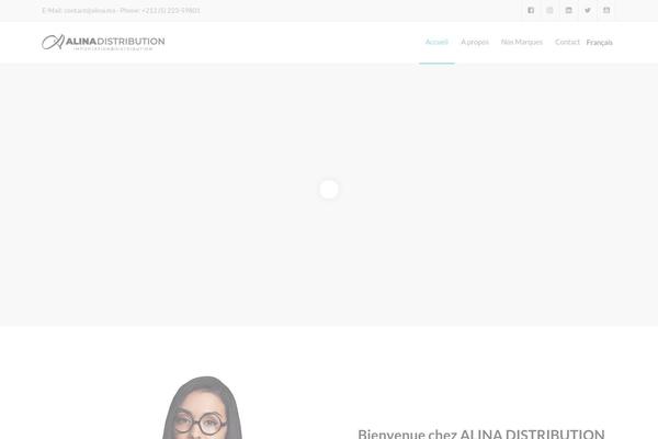 Engage theme site design template sample