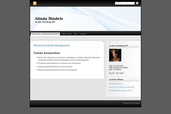 Graphene theme site design template sample