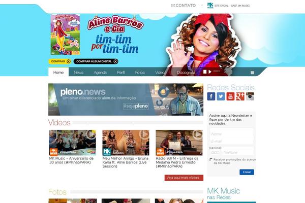 Artista theme site design template sample