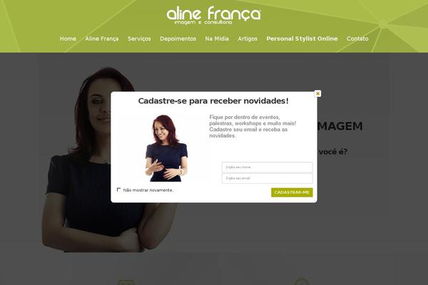 Site using Yith-newsletter-popup plugin