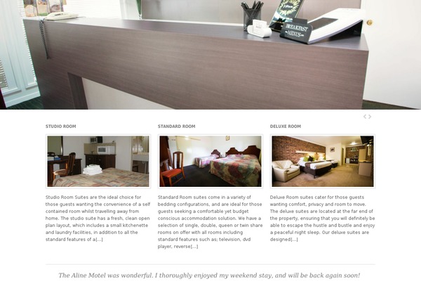 alinemotel.com.au site used Wp_aegean5-v1.3