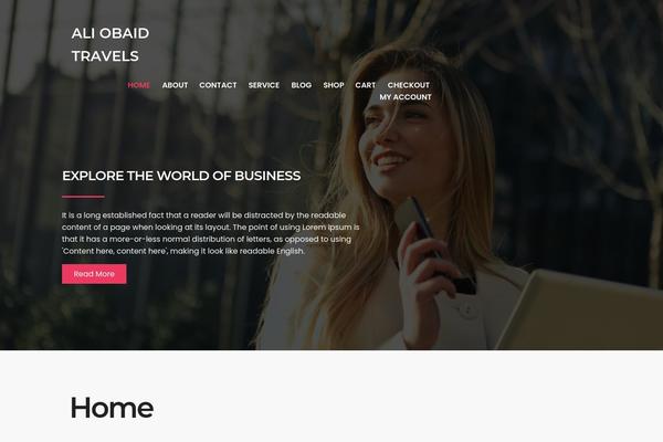 SetSail theme site design template sample