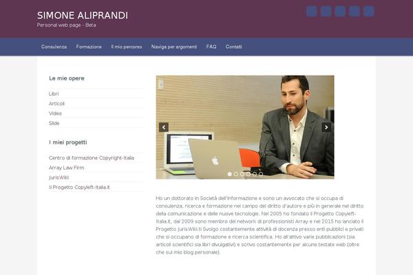 Equilibre theme site design template sample