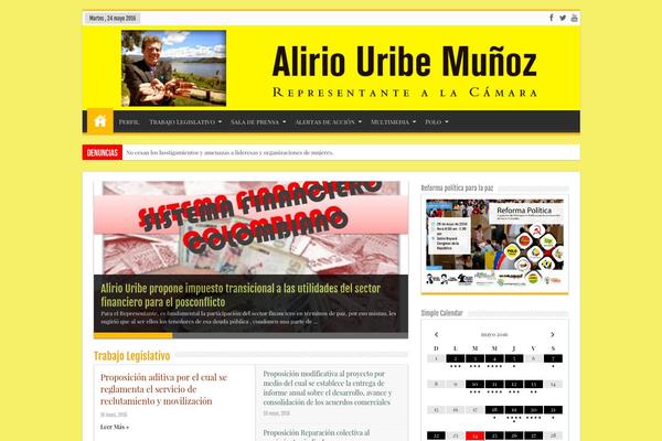 Sahifa theme site design template sample