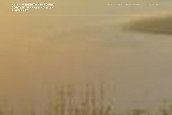 alisameredith.com site used Katetpwptheme